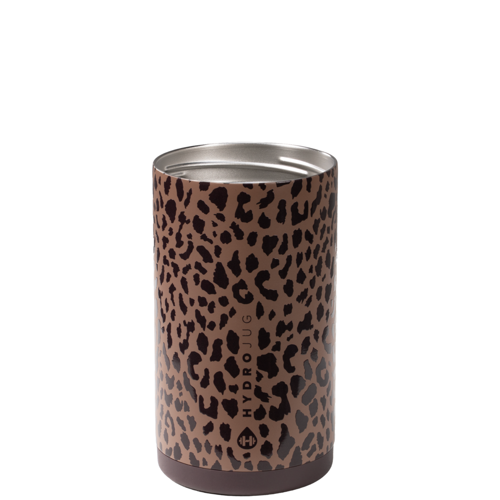 Can Cooler 16oz - Brown Leopard