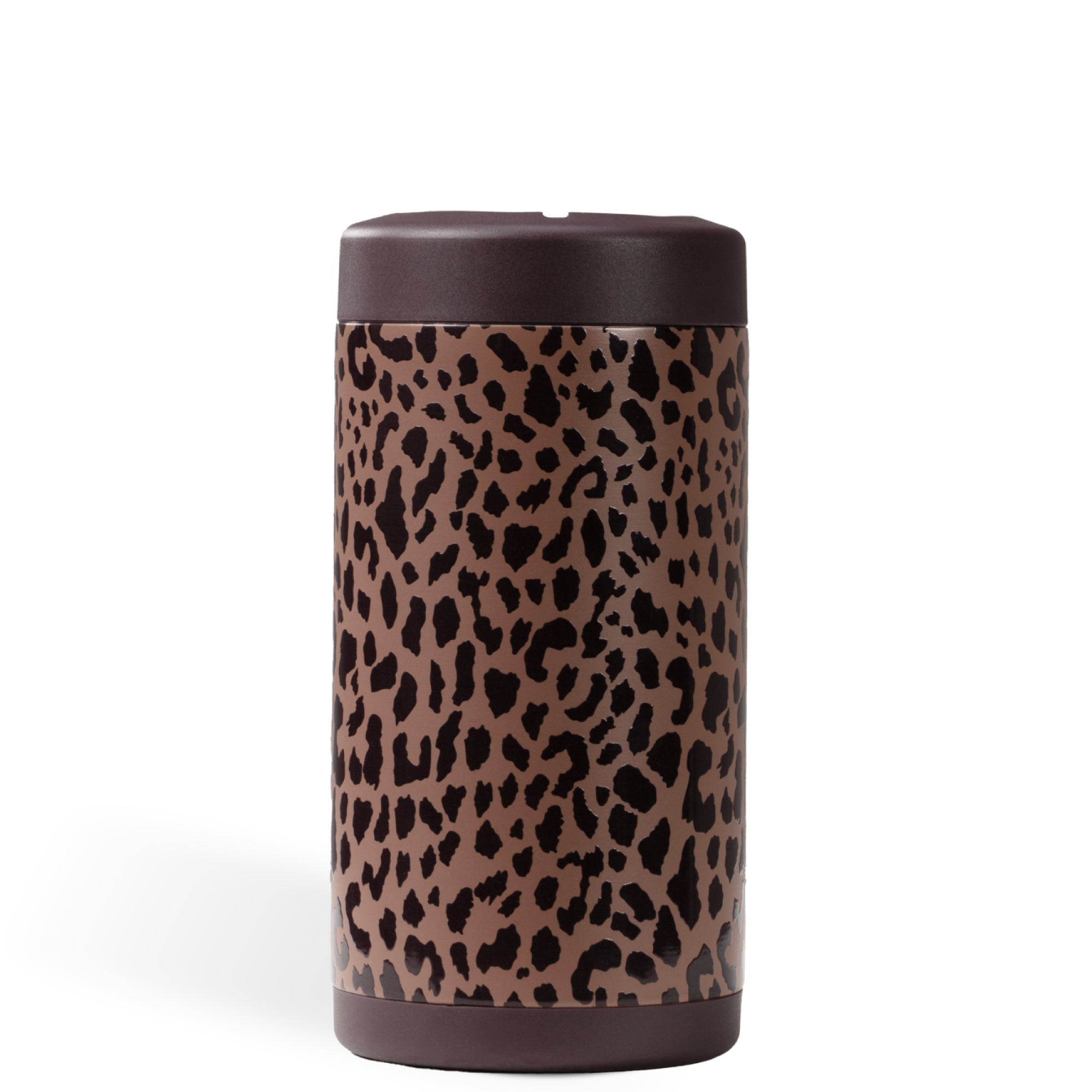 Can Cooler 16oz - Brown Leopard