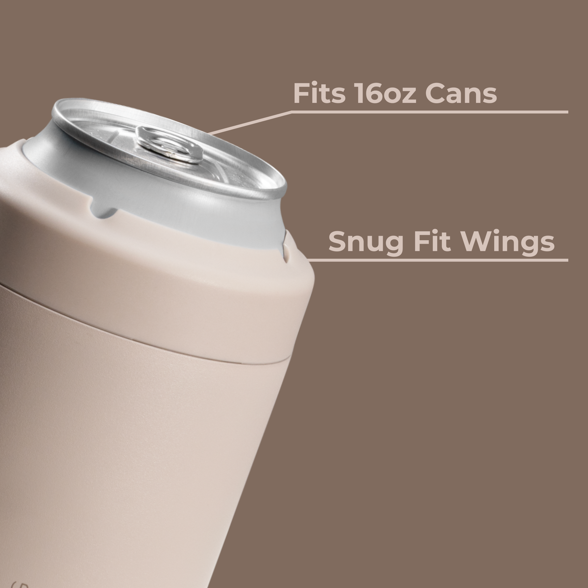 Can Cooler 16oz - Dune