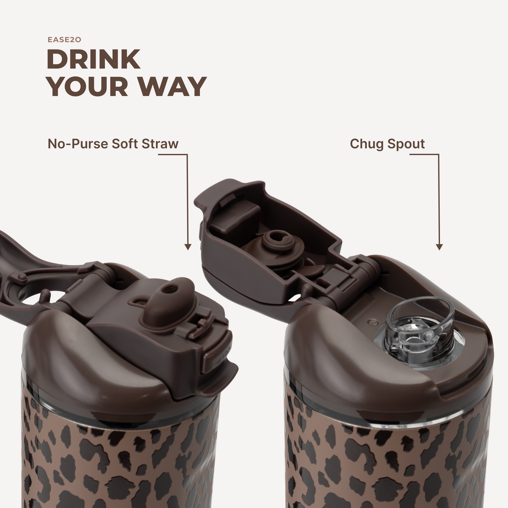 Ease2o 24oz - Brown Leopard