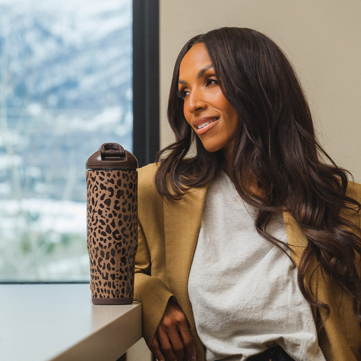 Ease2o 32oz - Brown Leopard