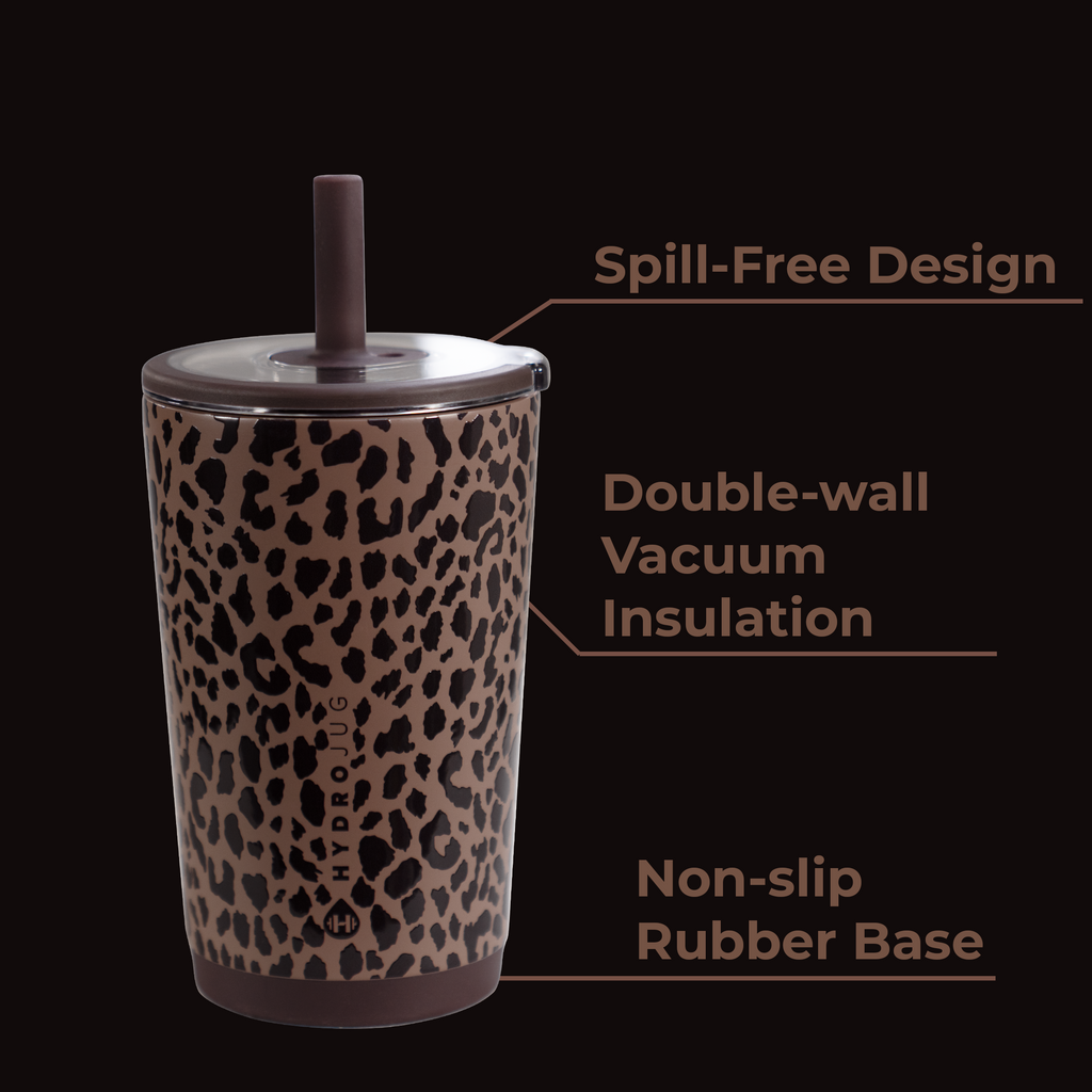 Everyday Tumbler 14oz - Brown Leopard