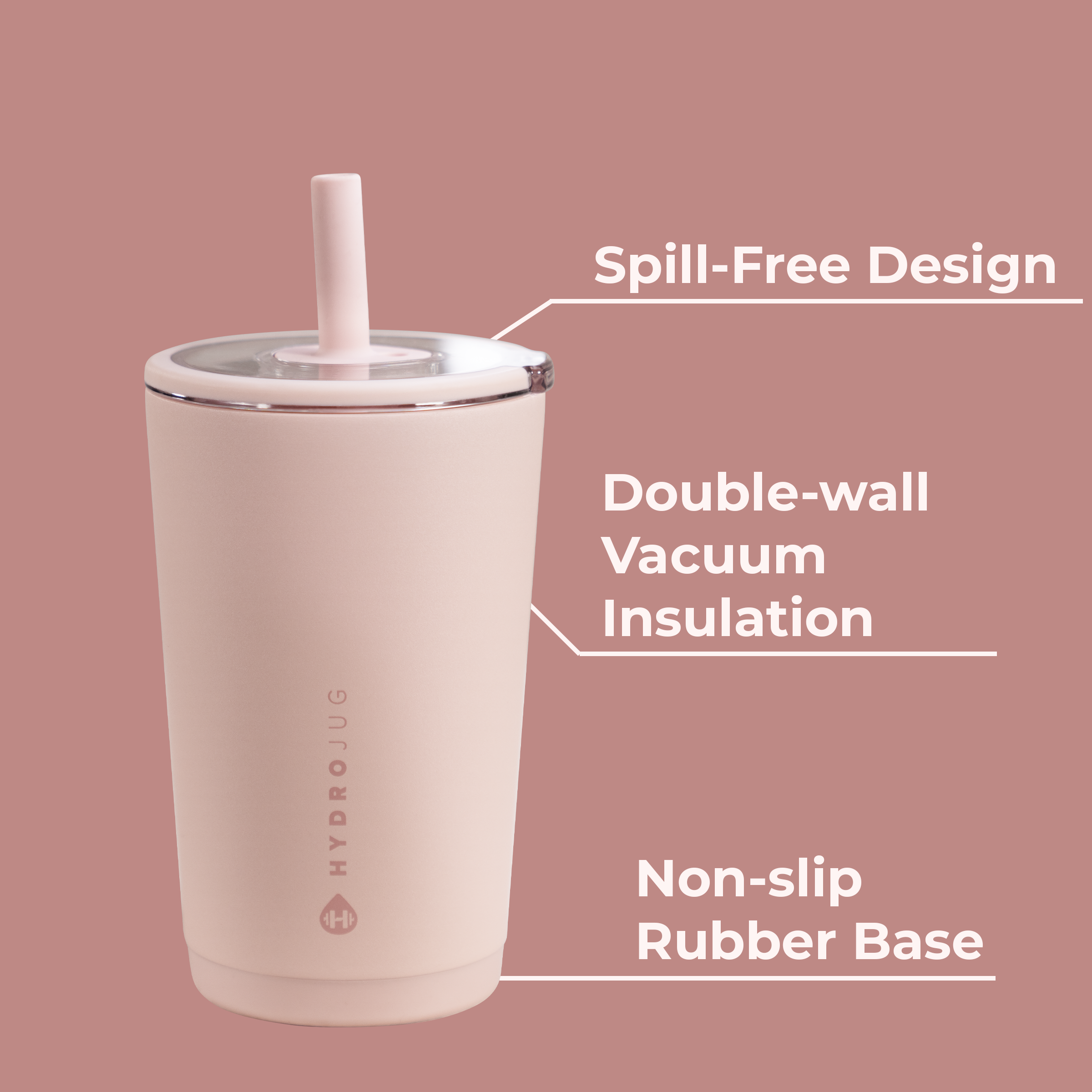 Everyday Tumbler 14oz - Dusty Rose