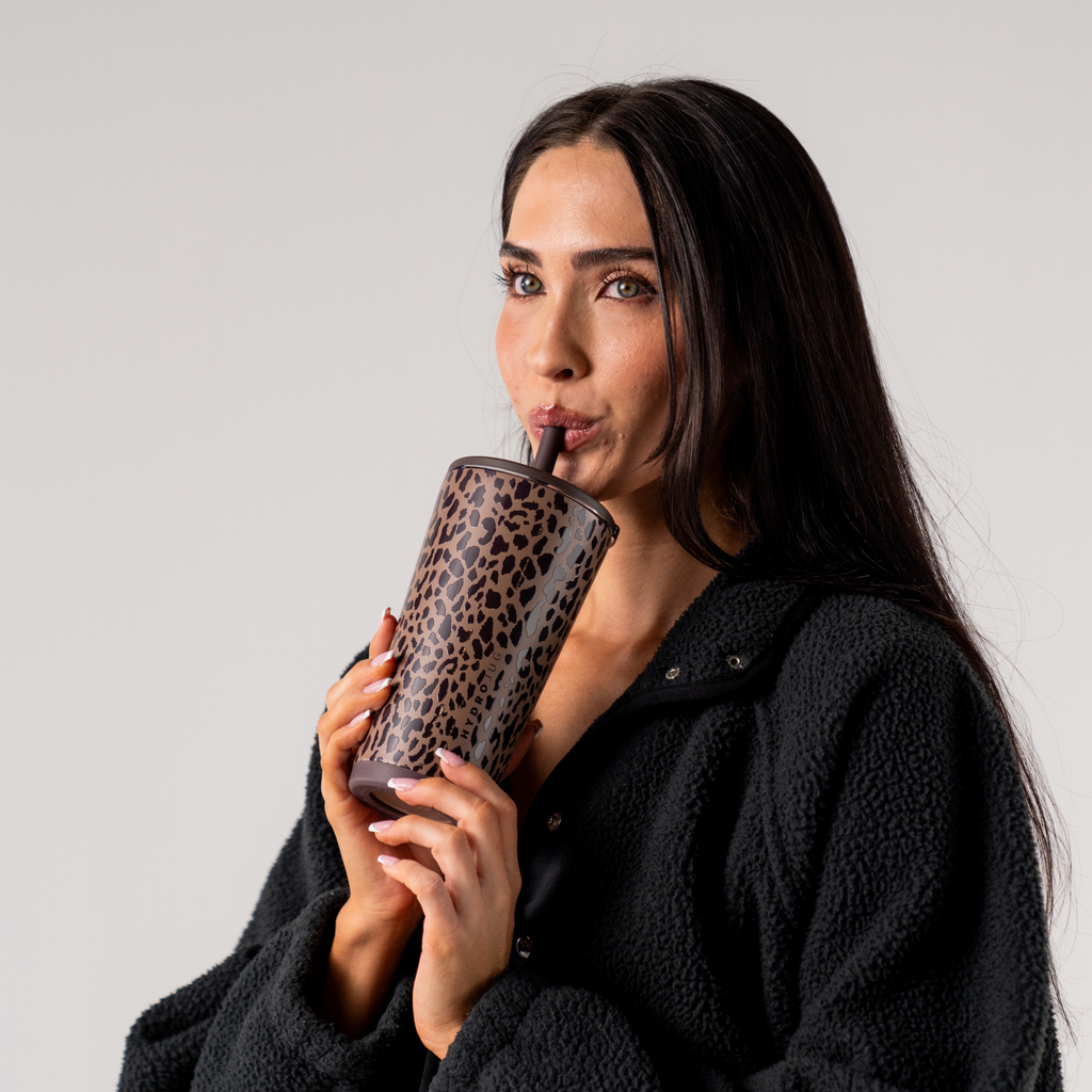 Everyday Tumbler 20oz - Brown Leopard