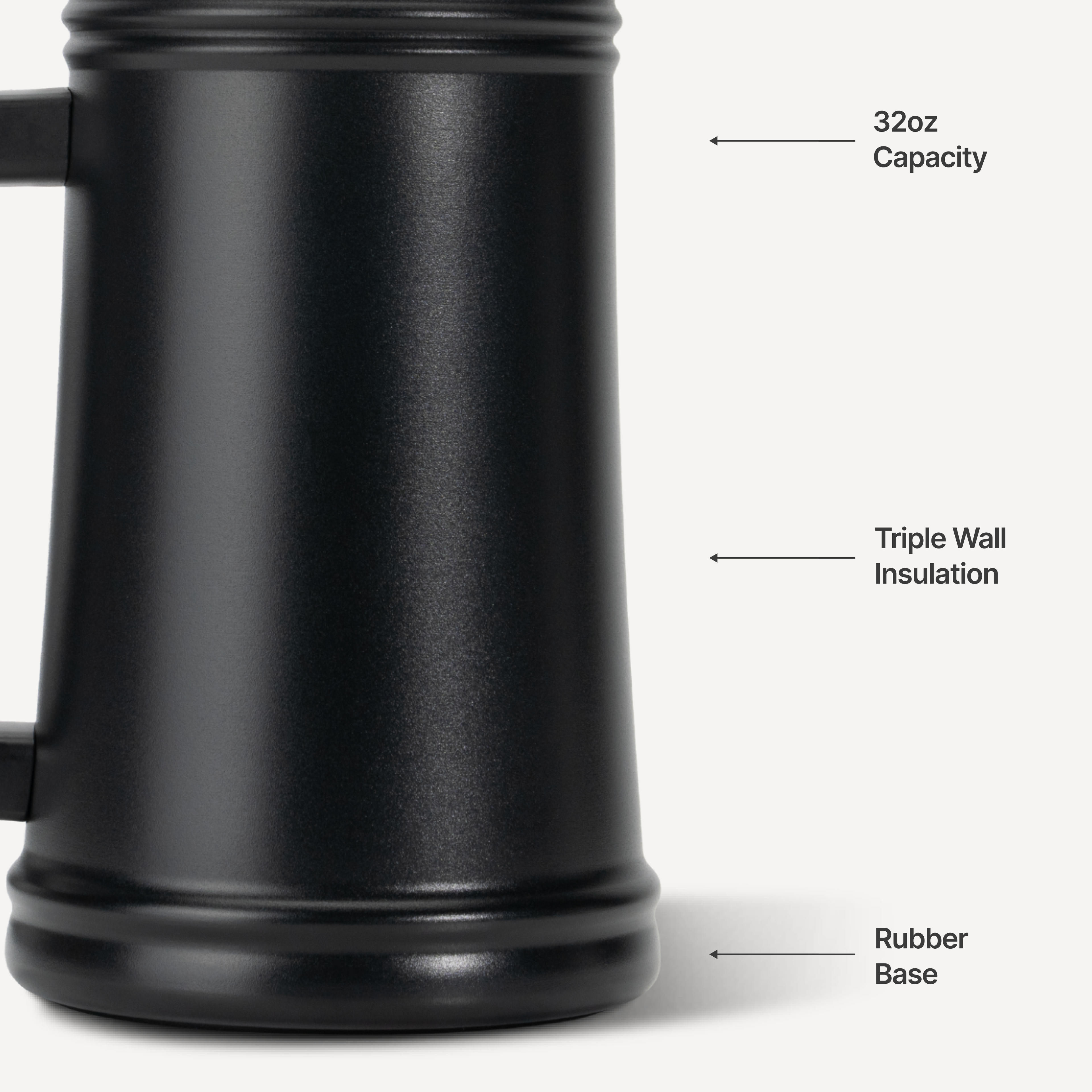 Stein 32oz - Black
