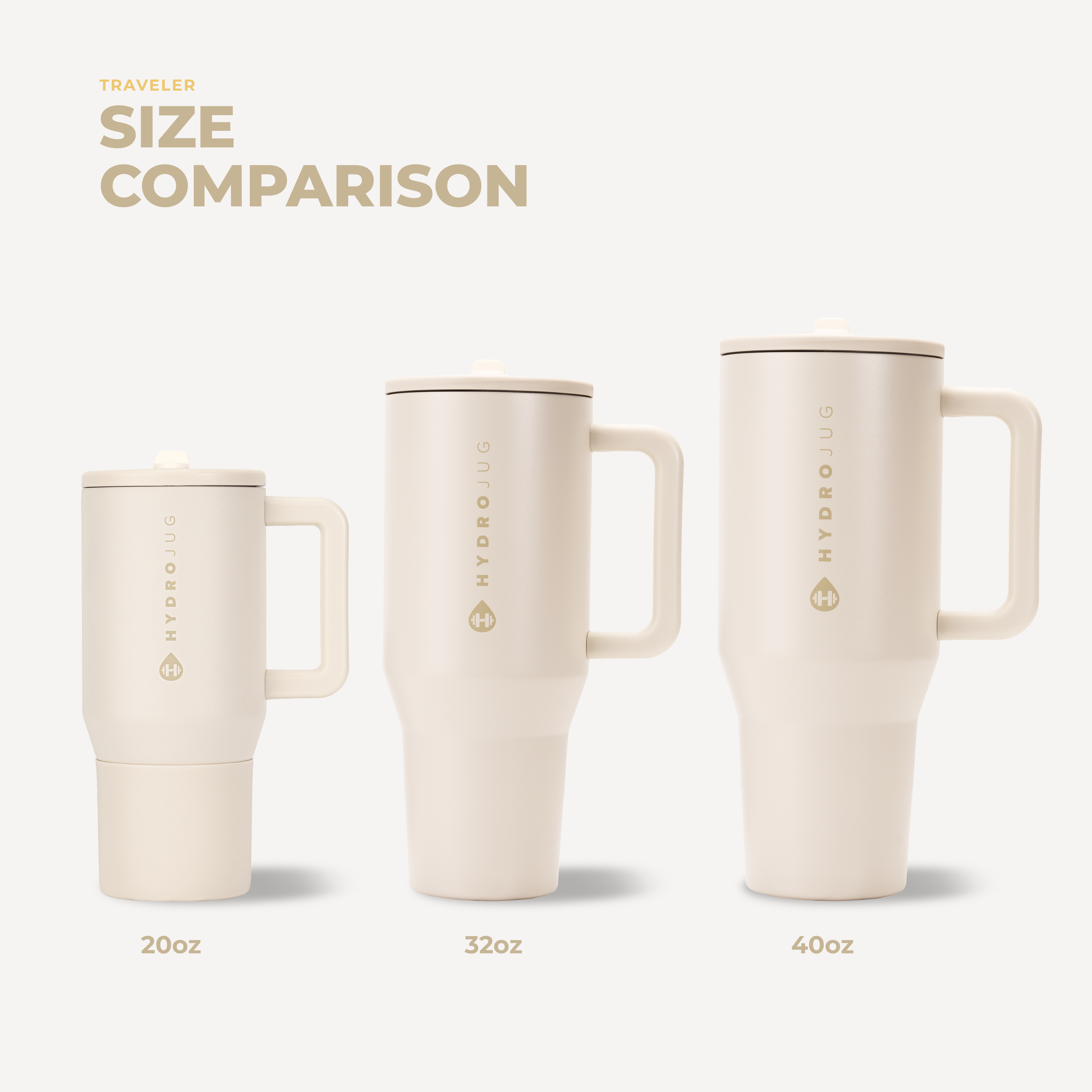 Traveler 20oz - Cream