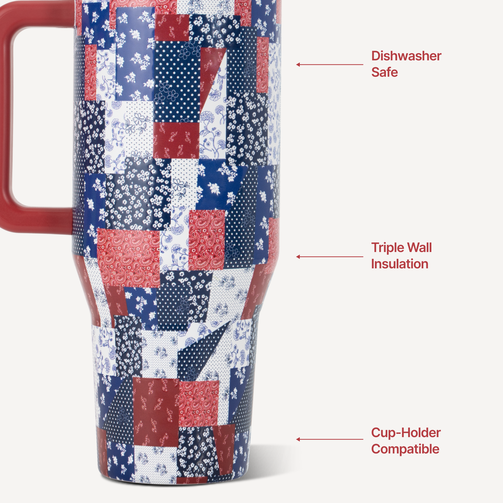 Traveler 32oz - Quilted Americana